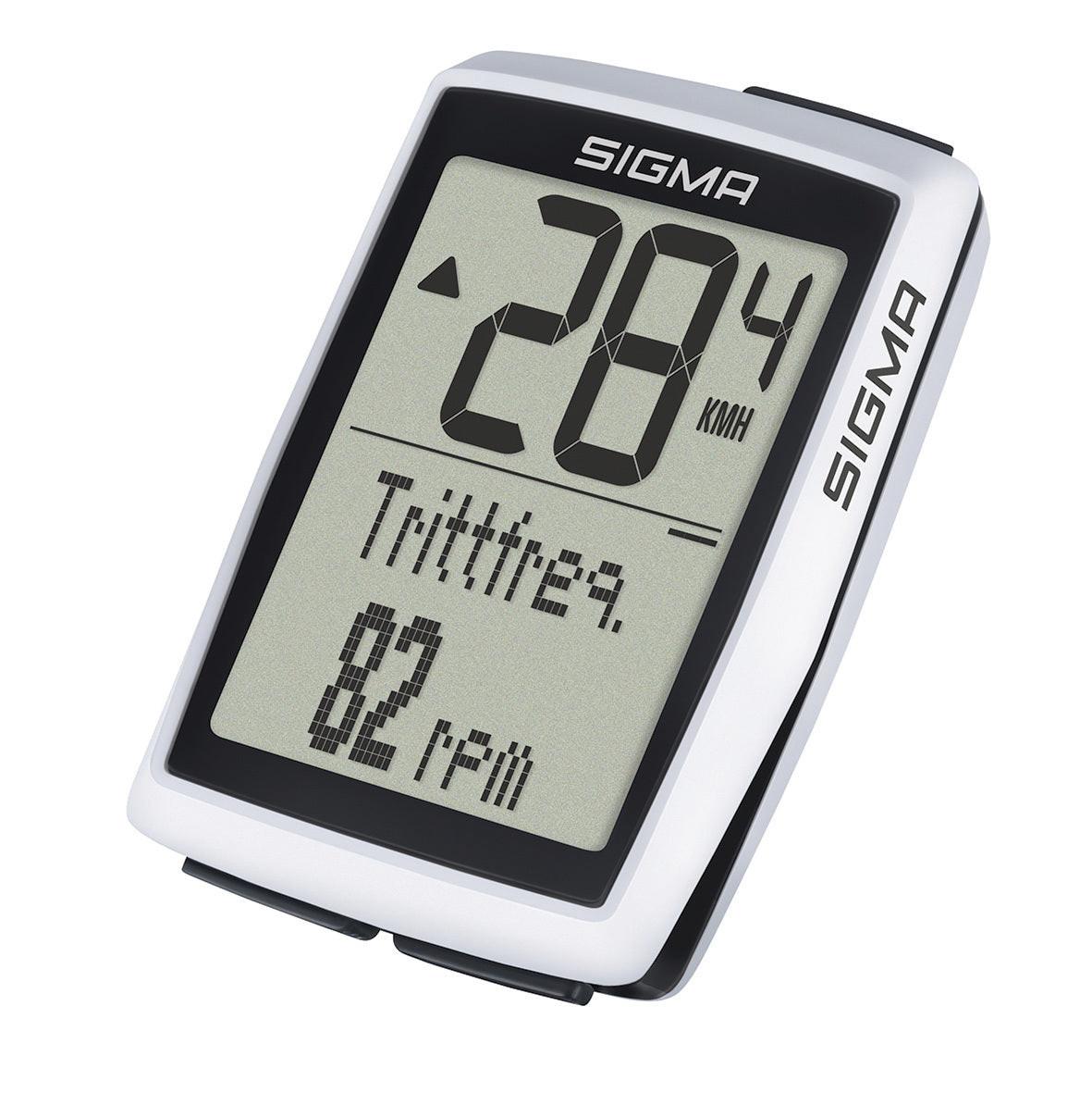 SIGMA Fahrradcomputer BC 12.0 WR weiß.