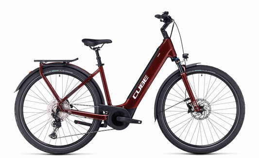 CUBE Touring Hybrid EXC 625 red´n´white