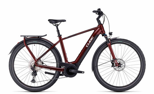 CUBE Touring Hybrid EXC 625 red´n´white