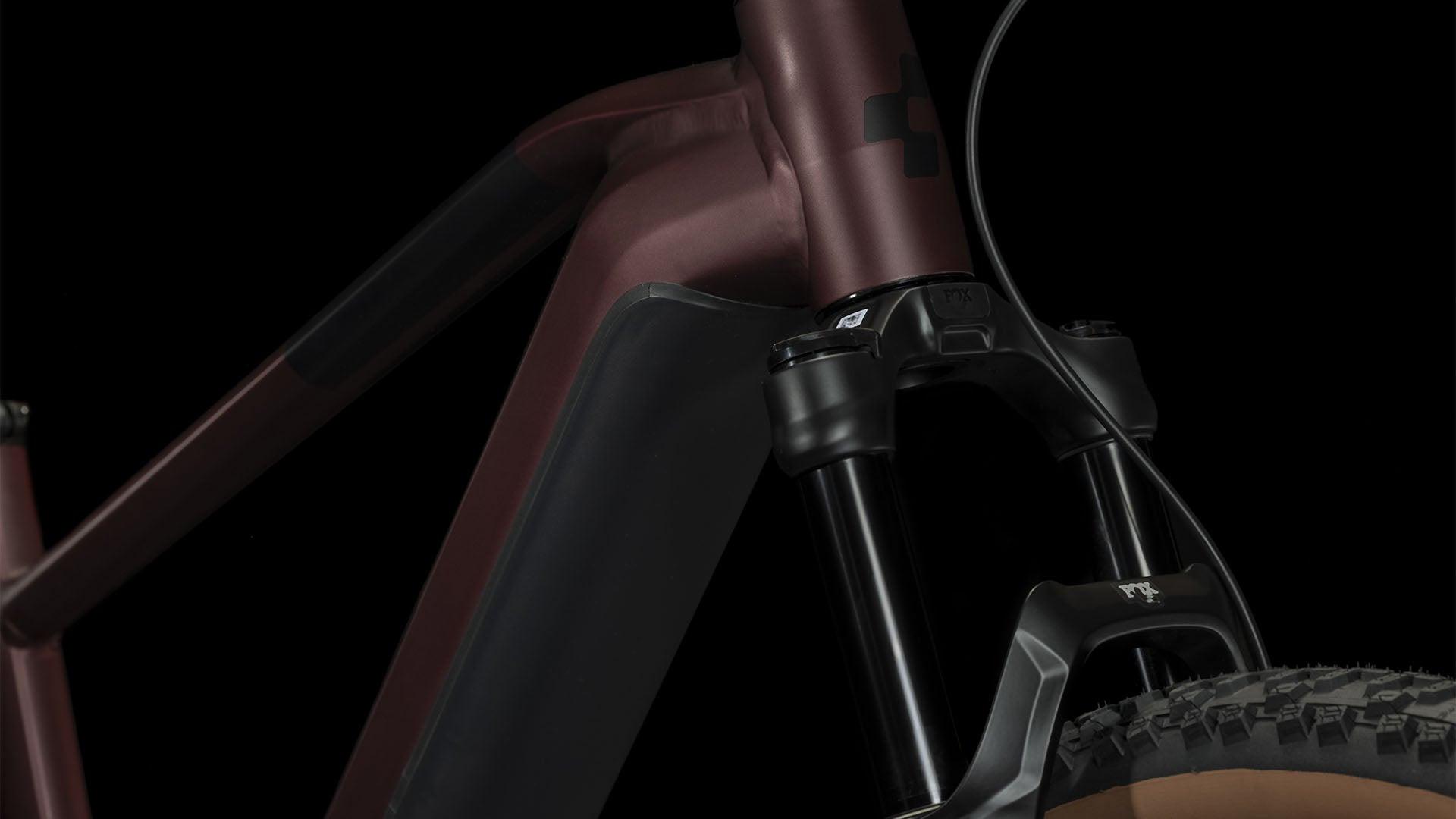 cube e bike blushmetallic n grey CUBE Reaction Hybrid SLX 750 rubyred´n´black