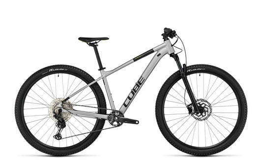 CUBE Attention SLX silvergrey´n´lime