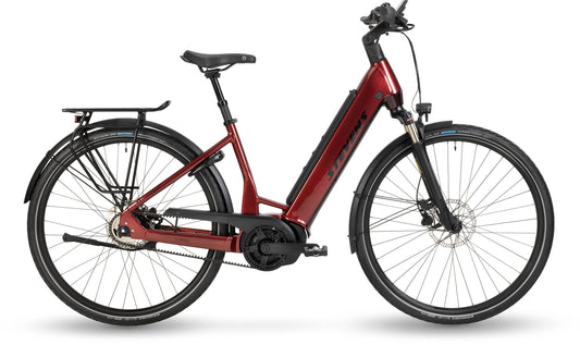 STEVENS E-Courier Luxe Forma burgundy
