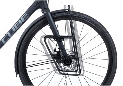 Acid Frontgepäckträger FORK LOWRIDER black.