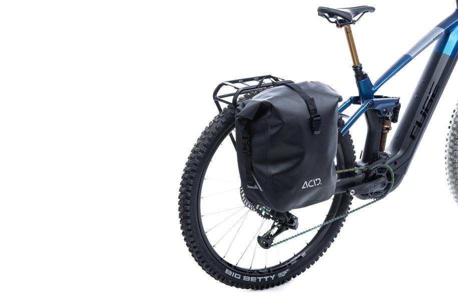 gepäckträger fully mountainbike Acid FULL SUSPENSION RILink Axle Mount black Color:Col.16 Matte Gray What's faster: Drop-bar MTB FOODCITY