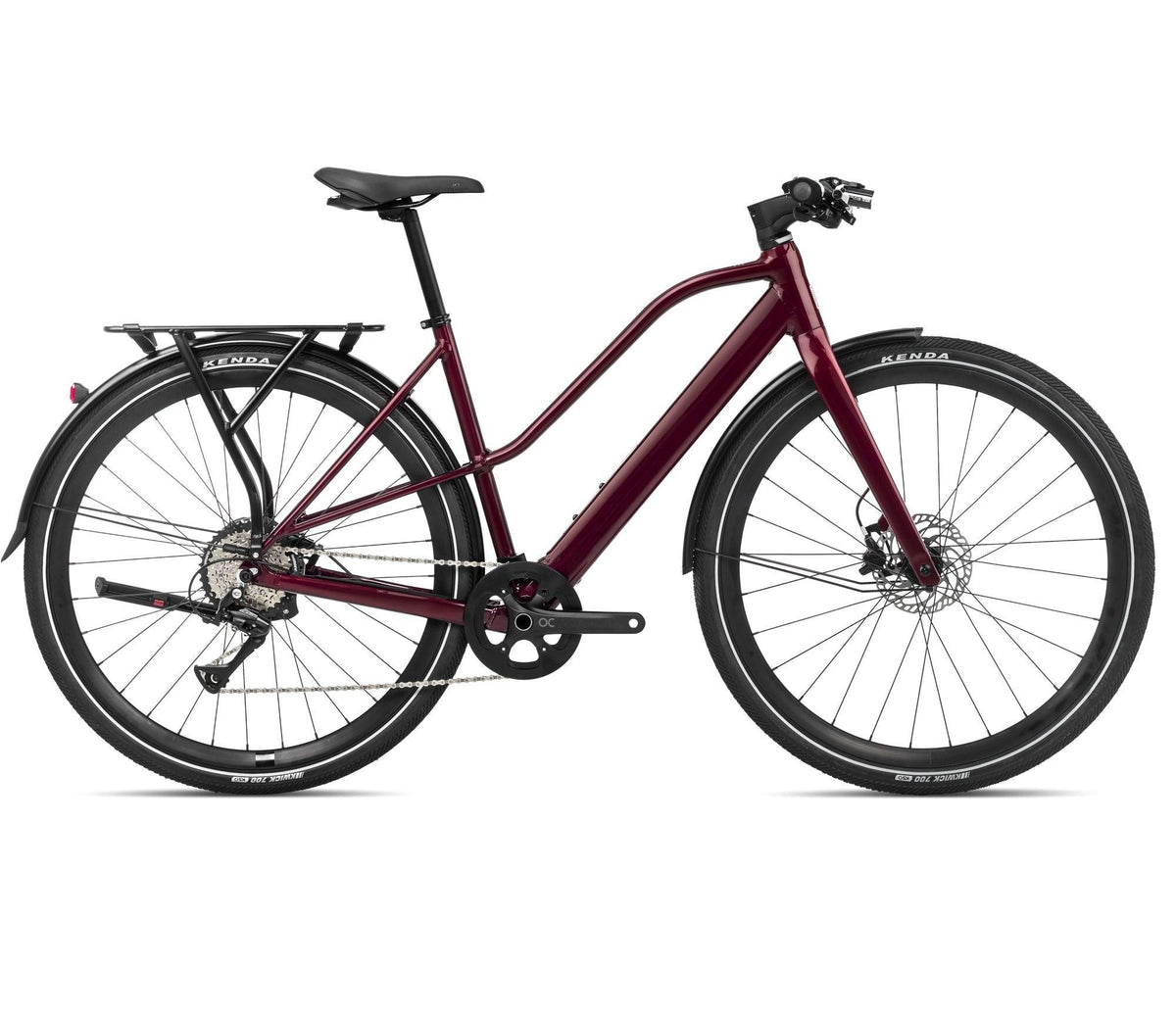 Orbea VIBE MID H30 EQ Metallic Burgundy Red (Gloss).