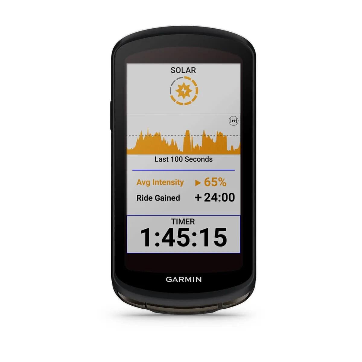 Garmin Edge® 1040 Solar, Einzelgerät black.