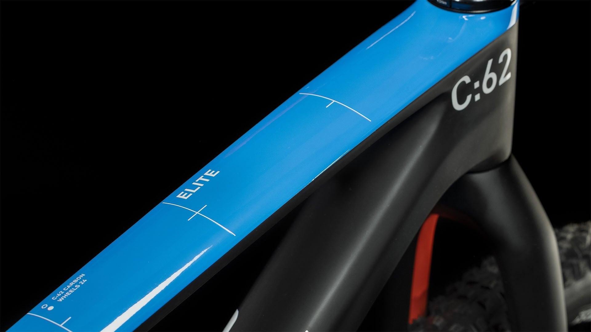 CUBE Elite 240 C:62 Pro carbon´n´blue´n´red.