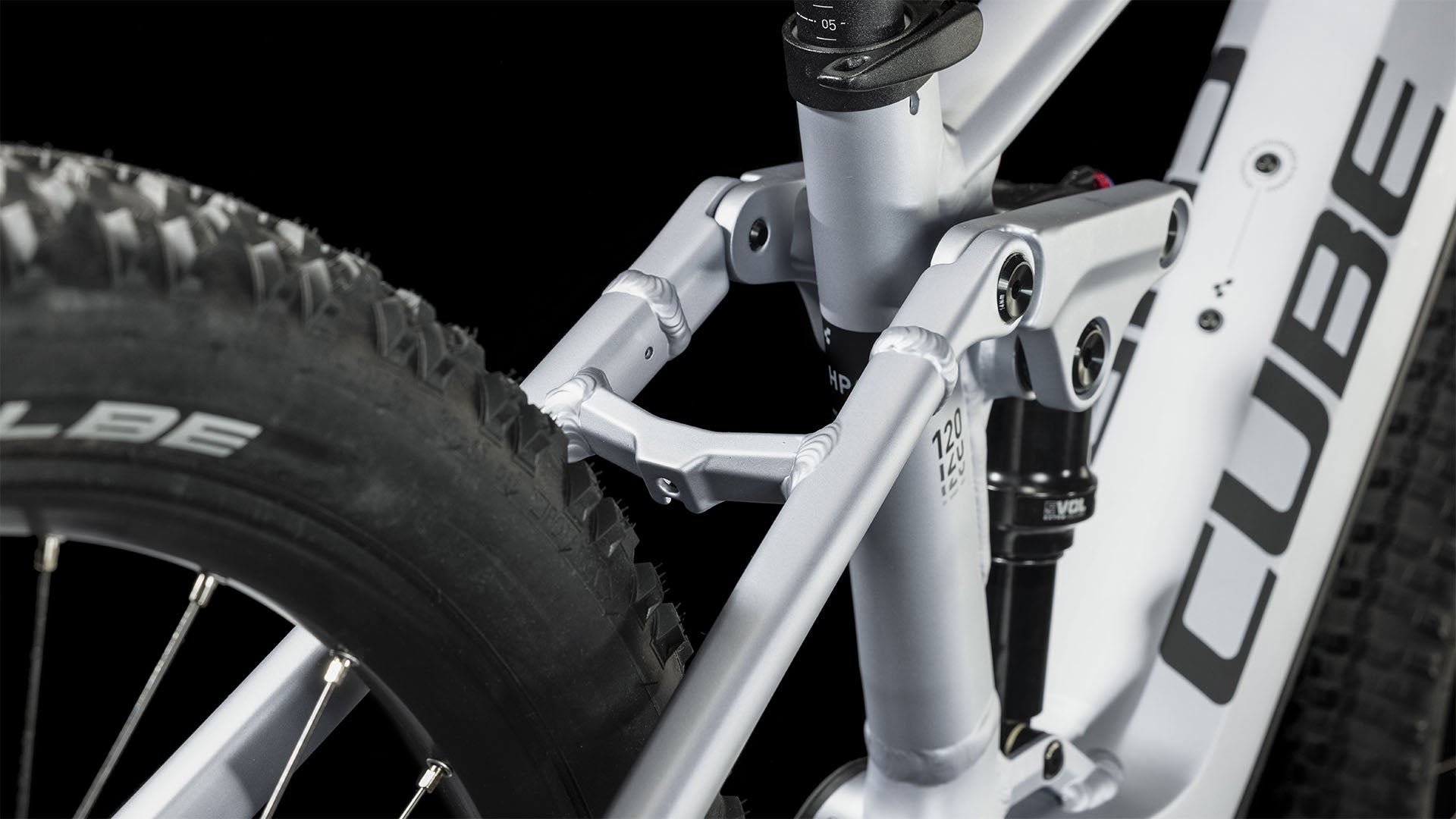 cube stereo hybrid 120 race 750 polarsilver ́n ́black CUBE Stereo Hybrid 120 Race 750 polarsilver´n´black