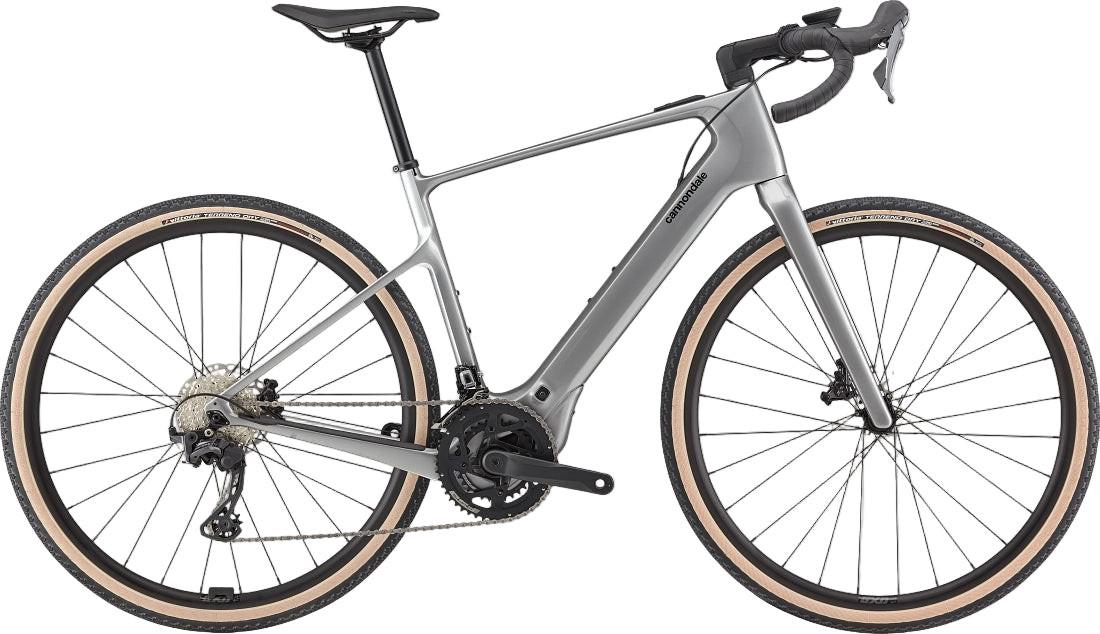 Cannondale Synapse Neo AllRoad 2 Grau, elektrisches Gravel- und Rennrad mit Scheibenbremsen