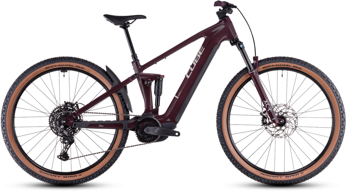 CUBE Stereo Hybrid ONE22 Pro 800 E-Bike amarone n grey 2025