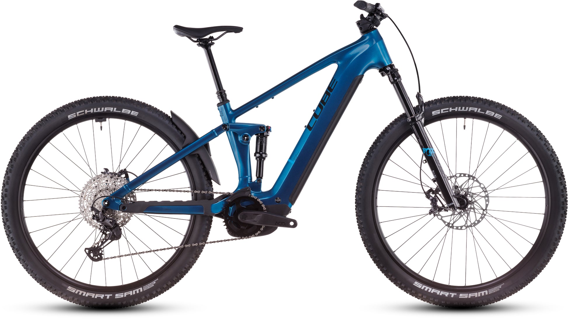 fahrrad cube blau CUBE Stereo Hybrid ONE22 SLX 800 electricblue´n´black
