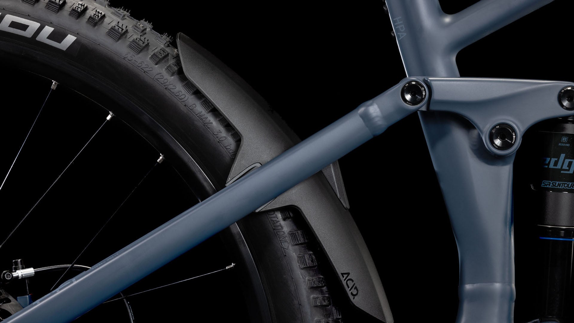 CUBE Stereo Hybrid ONE44 Pro 800 inkgrey´n´black.