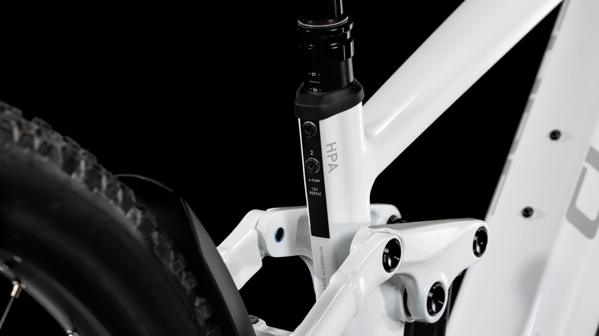 CUBE Stereo Hybrid ONE44 EXC 800 metallicwhite´n´black.