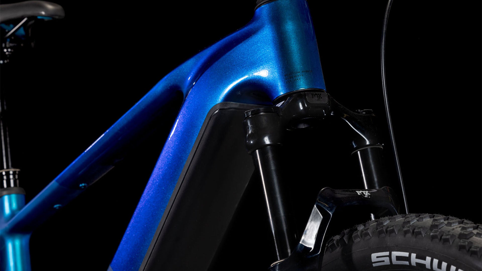 fahrrad cube blau CUBE Reaction Hybrid SLX 800 nebula´n´blue