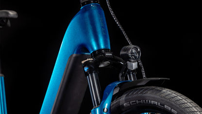 e bike cube blau CUBE Kathmandu Hybrid EX 800 electricblue´n´chrome