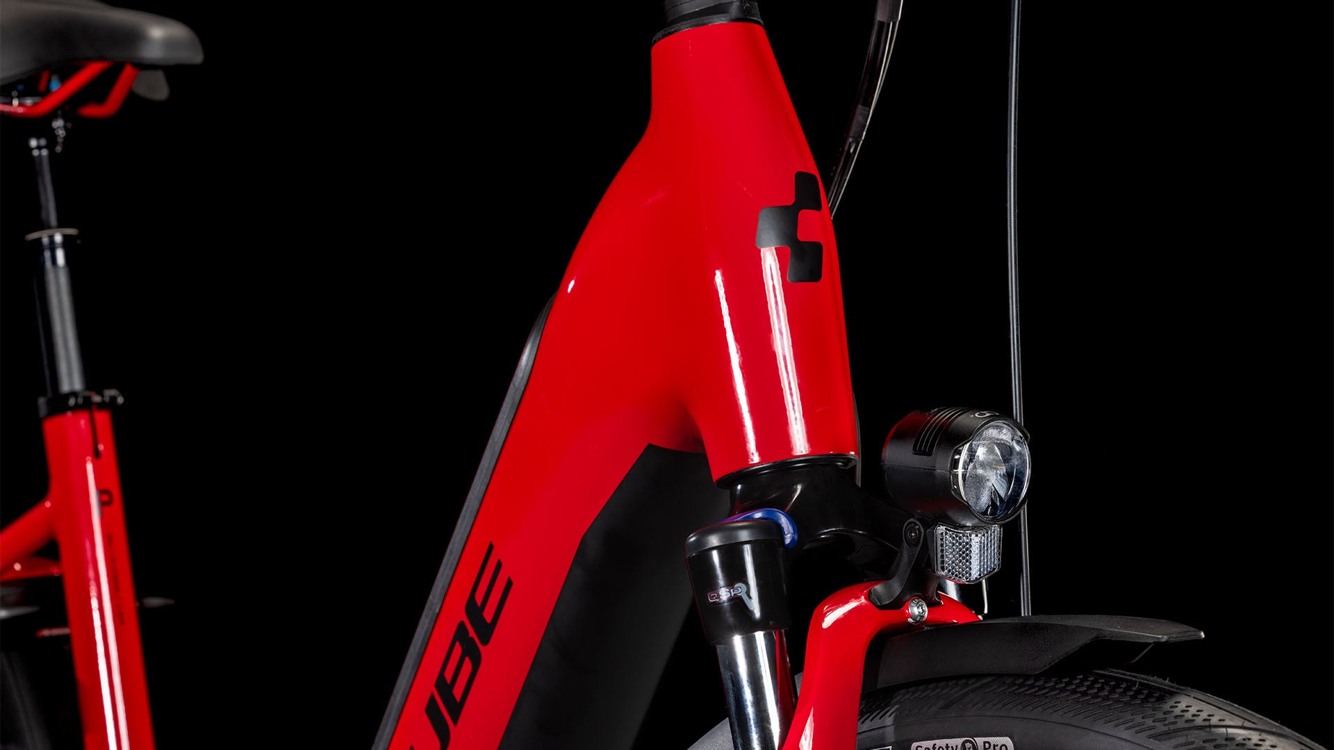 cube e bike rot damen CUBE Supreme Hybrid Comfort Pro 625 firered´n´black