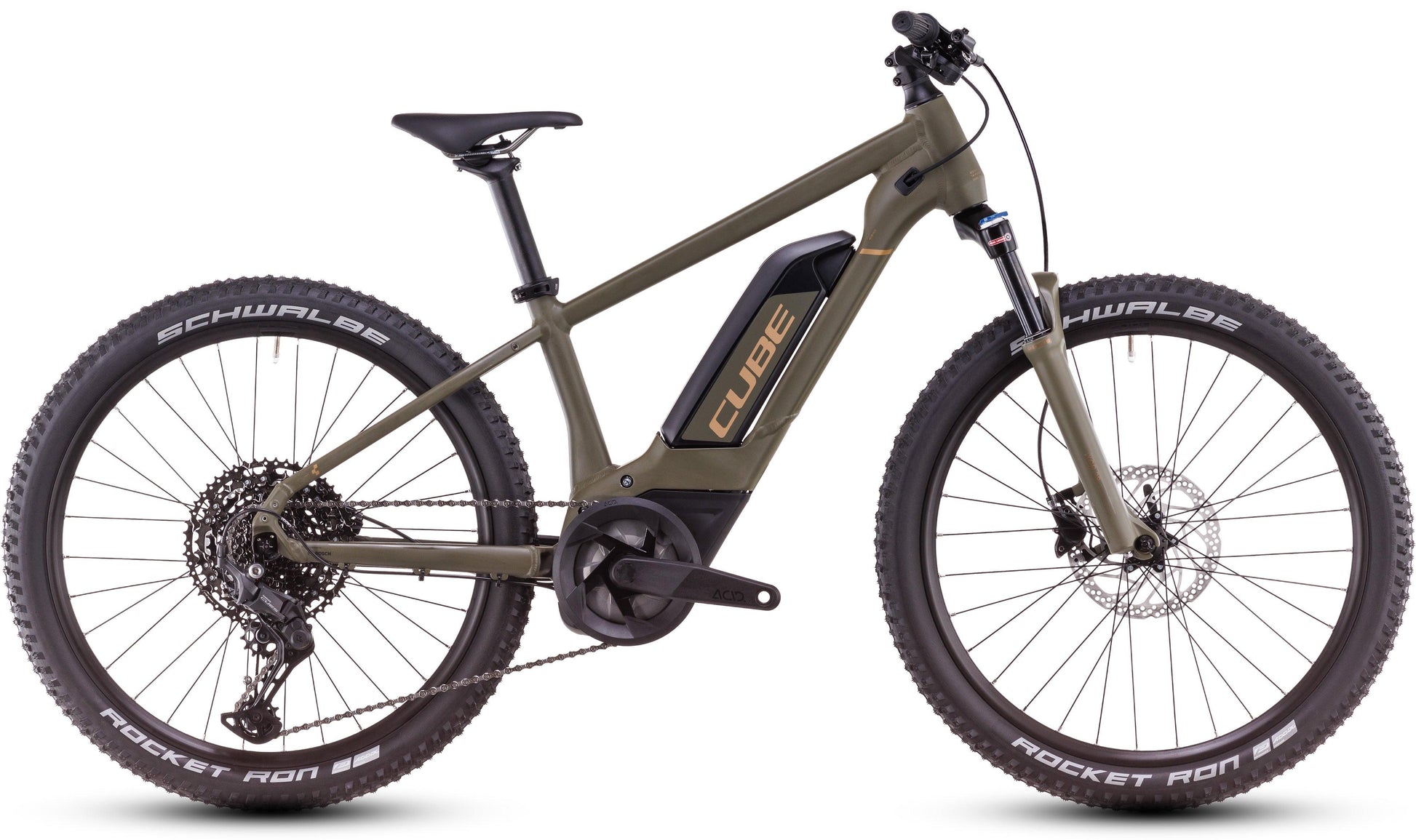 cube acid 240 e bike CUBE Acid 240 Hybrid Rookie SLX 500 dustyolive´n´gold