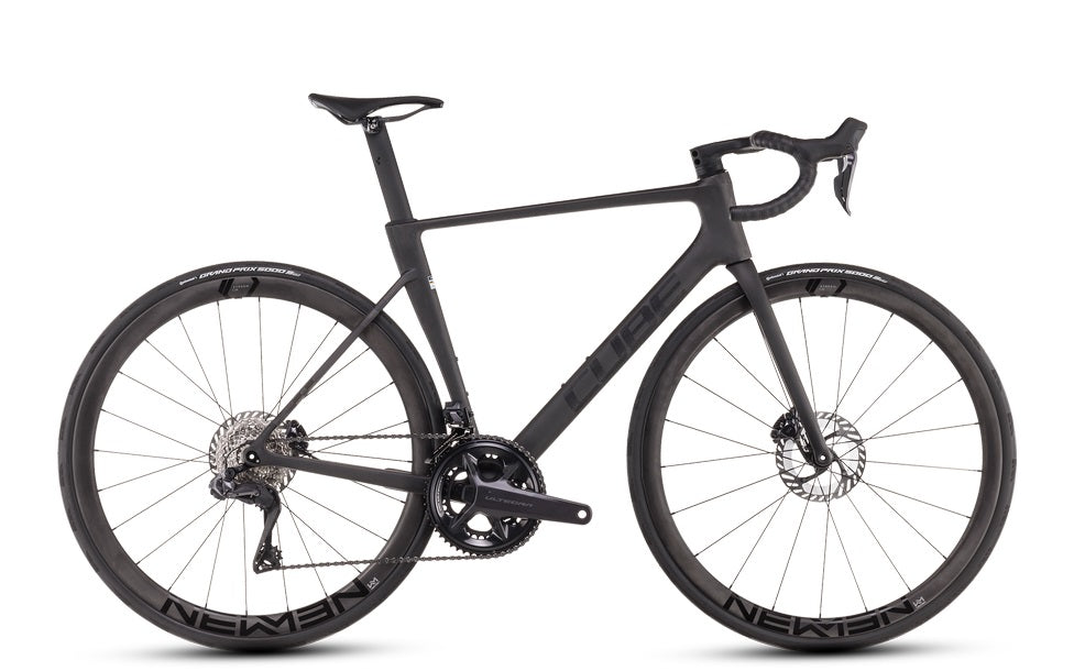 CUBE Litening AIR C:68X Race blackline Rennrad mit Carbonrahmen und Scheibenbremsen