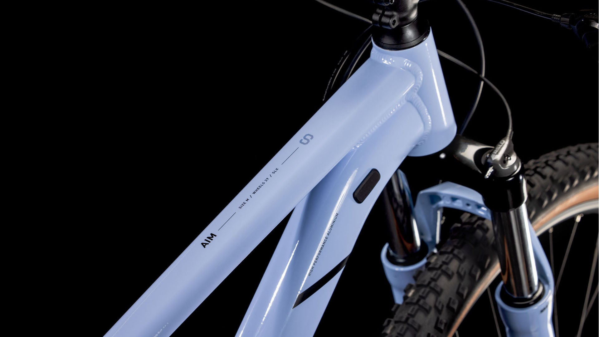 cube fahrrad weiß blau CUBE Aim SLX blueblossom´n´pearl