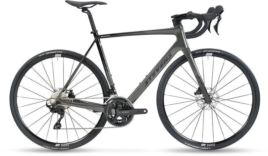 STEVENS Izoard Golden Grey Rennrad mit Carbonrahmen, Scheibenbremsen und Dropbar