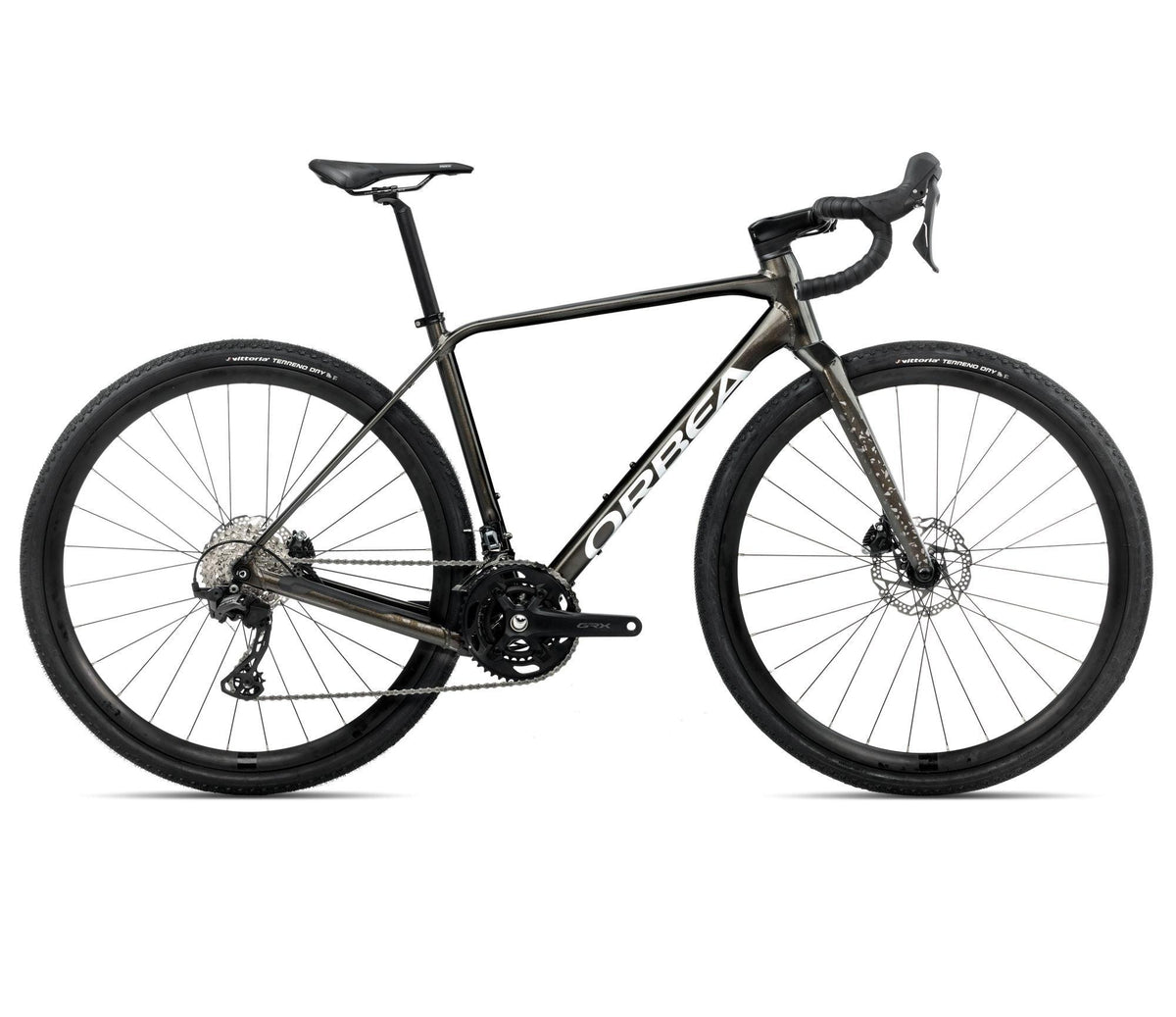 Orbea TERRA H30 Gravelbike in Green-White, Seitenansicht