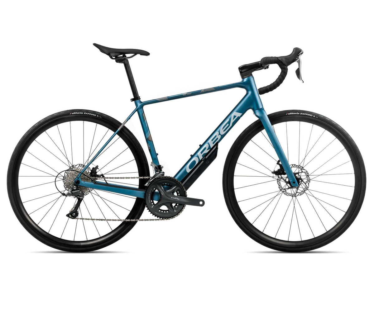 Orbea AVANT H60 Blue-Silver Rennrad mit Scheibenbremsen, Seitenansicht
