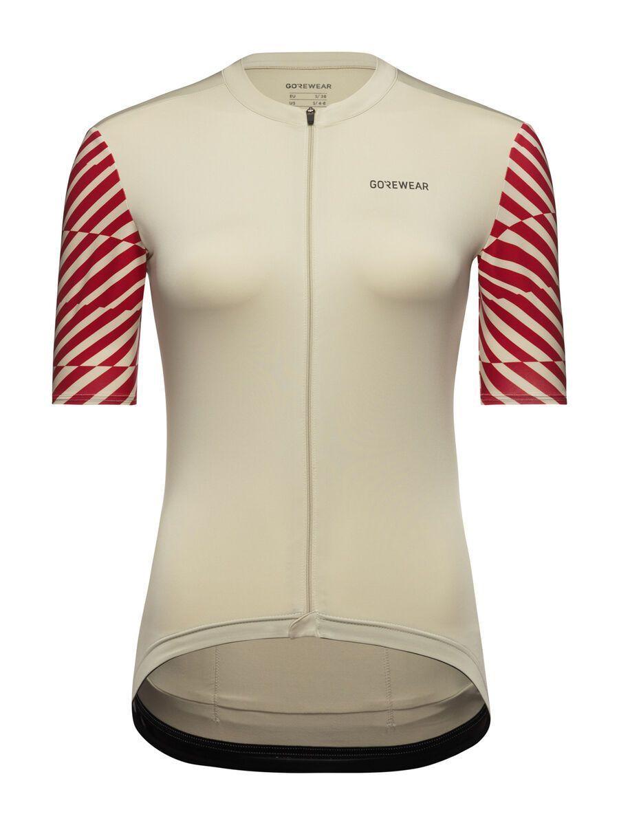 Gore Bike Wear Swiftride Optical Jersey Womens beige/utility red