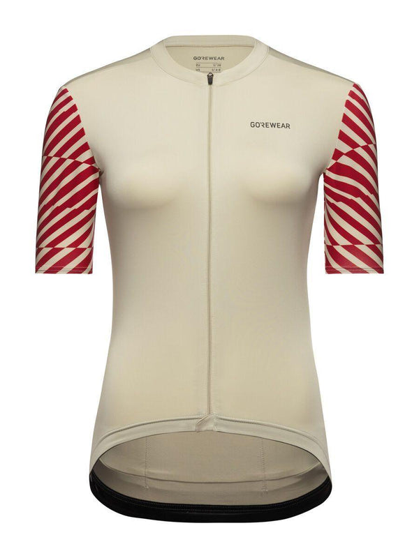 Gore Bike Wear Swiftride Optical Jersey Womens beige/utility red