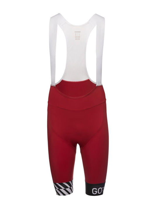 Gore Bike Wear Swiftride Optical Bib Shorts Mens utility red