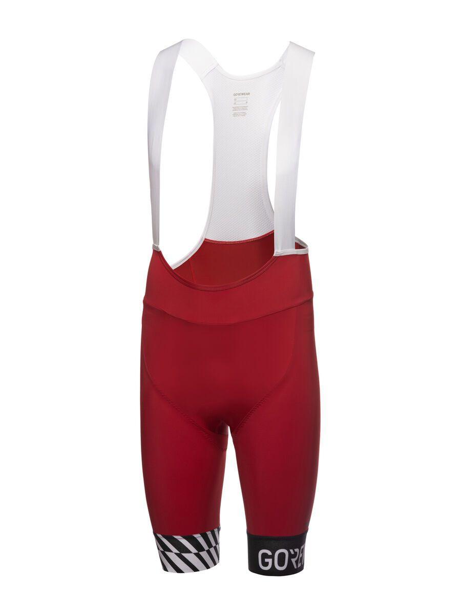 Gore Bike Wear Swiftride Optical Bib Shorts Mens utility red