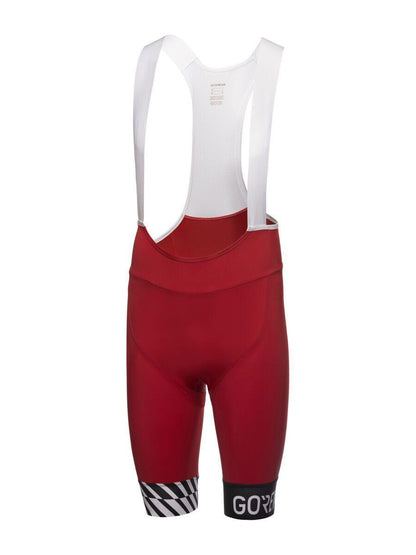 Gore Bike Wear Swiftride Optical Bib Shorts Mens utility red