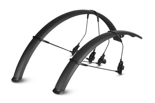 Acid Steckschutzblechset GRAVEL 28'' black.