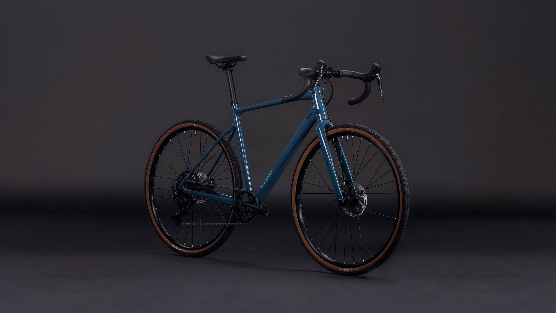 cube gravel bike schwarz CUBE Nuroad ONE grovegreen´n´black