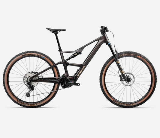 Orbea RISE SL M20 630W Cosmic Carbon View - Golden Sand