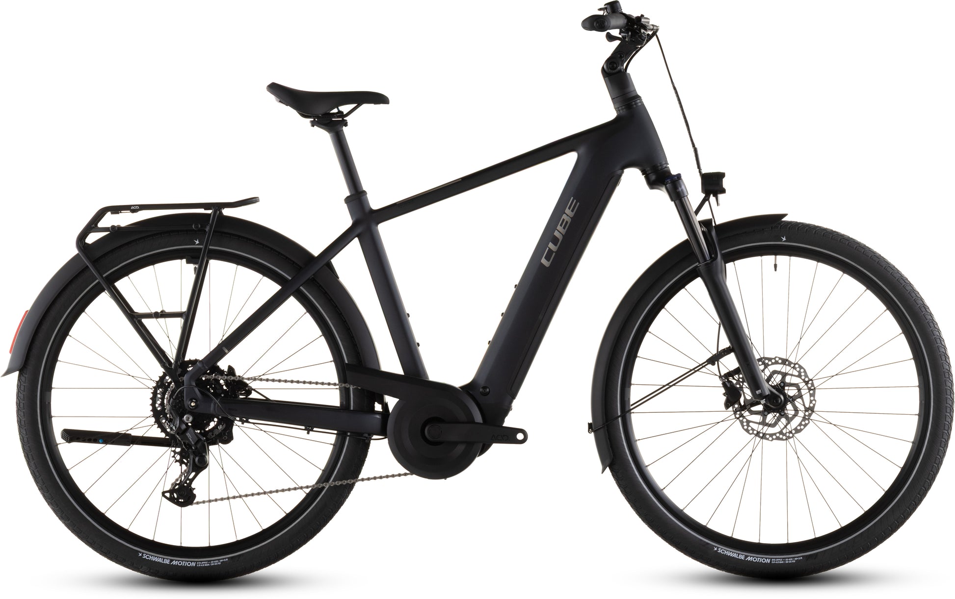 e-bike cube touring CUBE Touring Hybrid ONE 600 coal´n´chrome