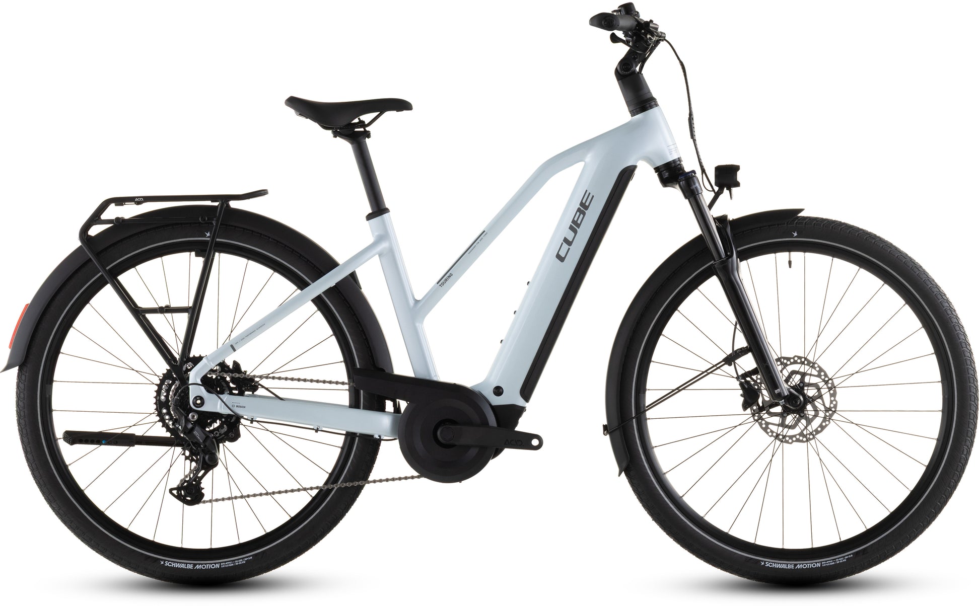 e bike cube damen rot CUBE Touring Hybrid ONE 600 glacier´n´reflex