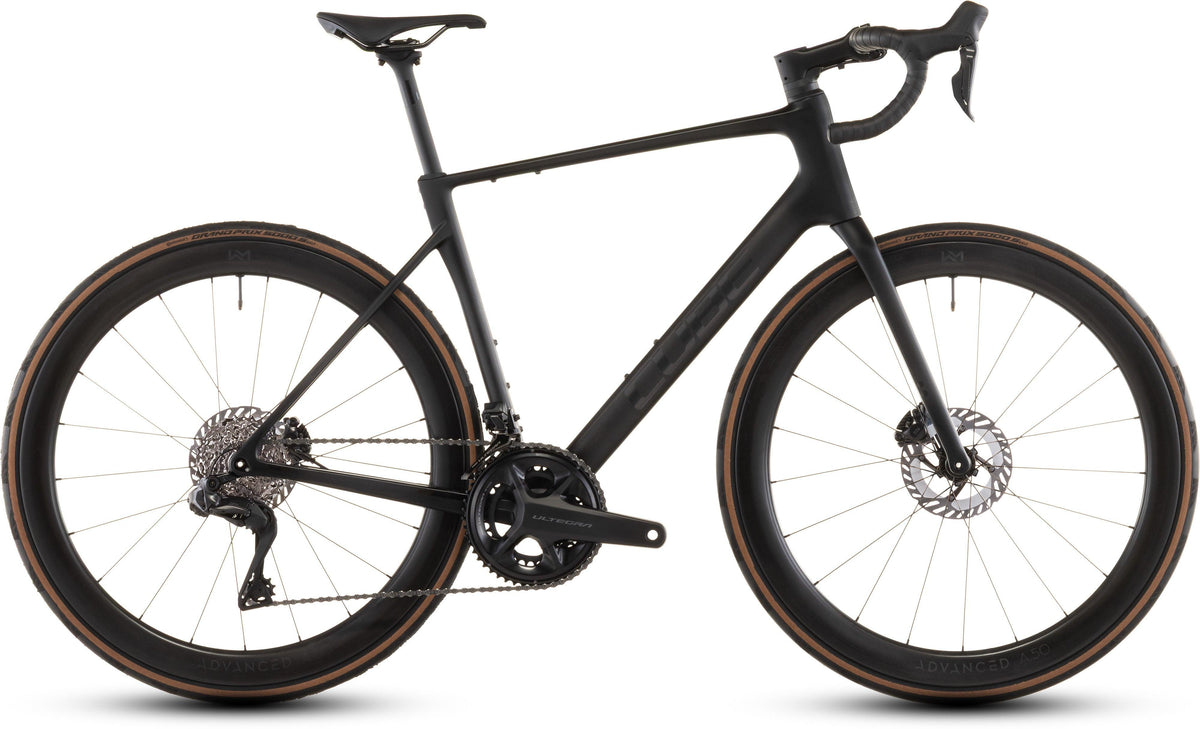 CUBE Attain C:62 SLT carbon´n´coalchrome Rennrad mit Carbonrahmen und Scheibenbremsen