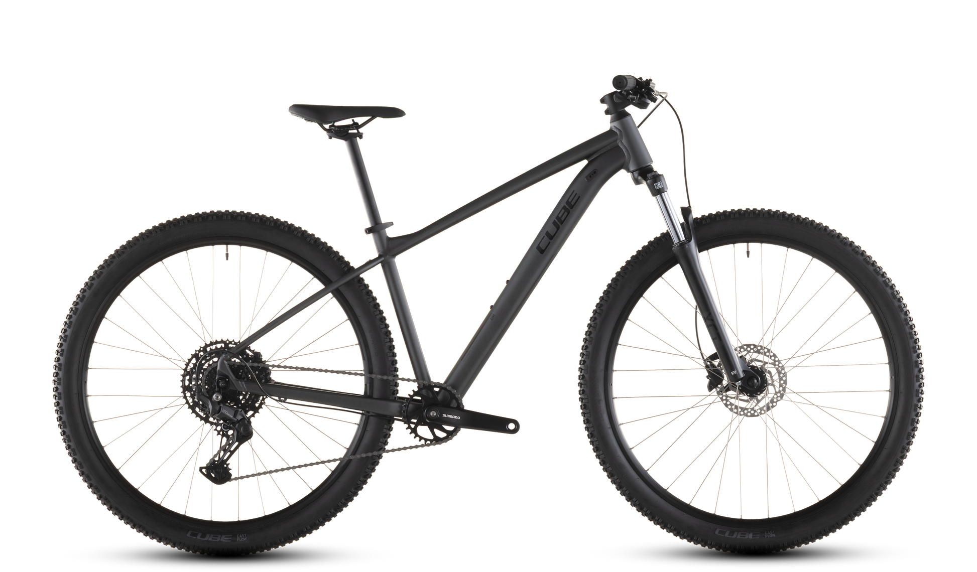 fahrrad fertig montiert kaufen CUBE Aim Pro slateblack´n´black