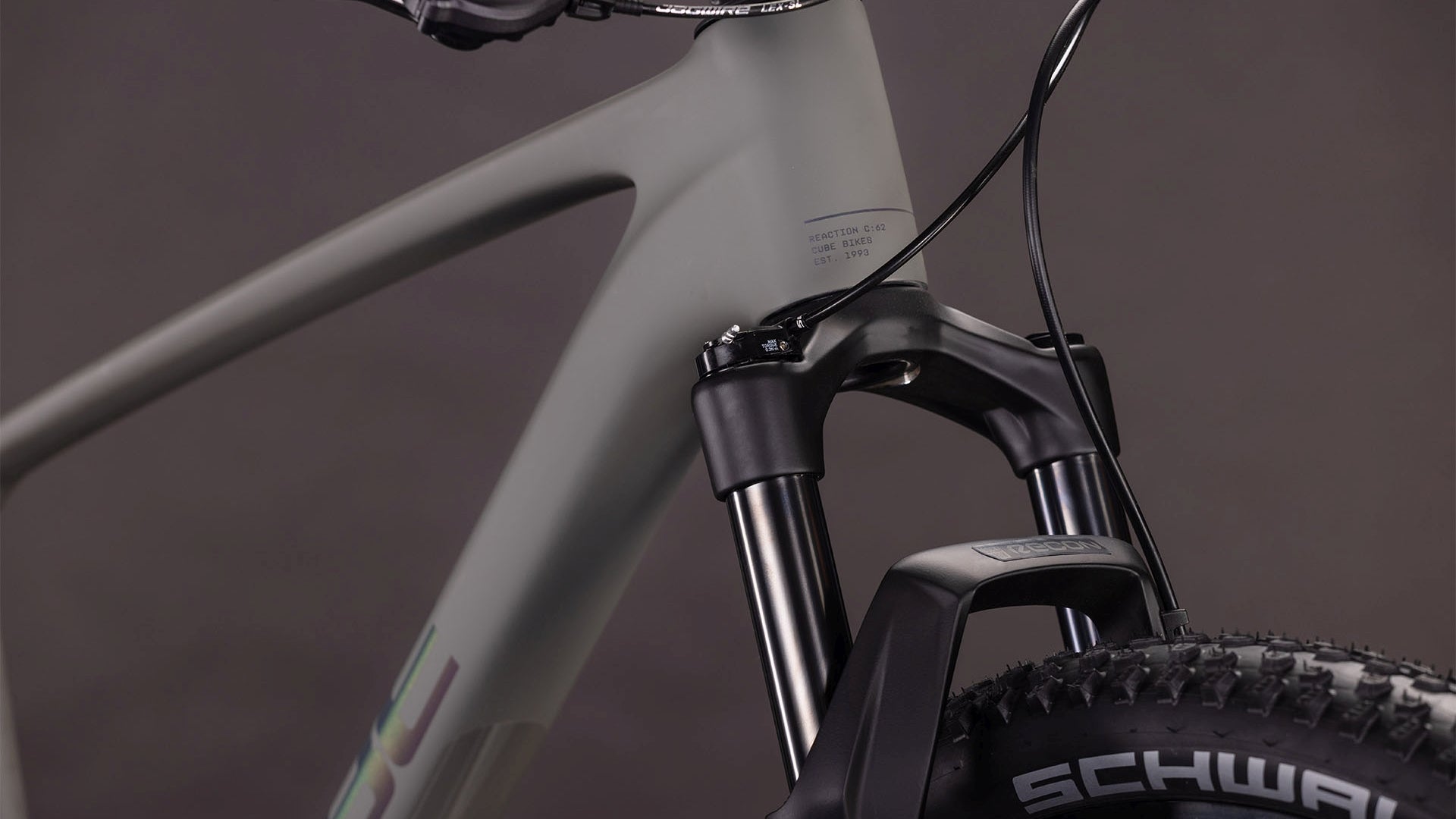cube fahrrad grau CUBE Reaction C:62 ONE oldgrey´n´black