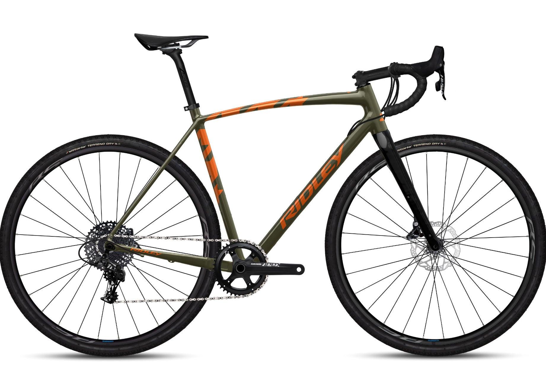 Ridley Kanzo A Sram Apex1 HDB Insp by You Camouflage Green / Orange.