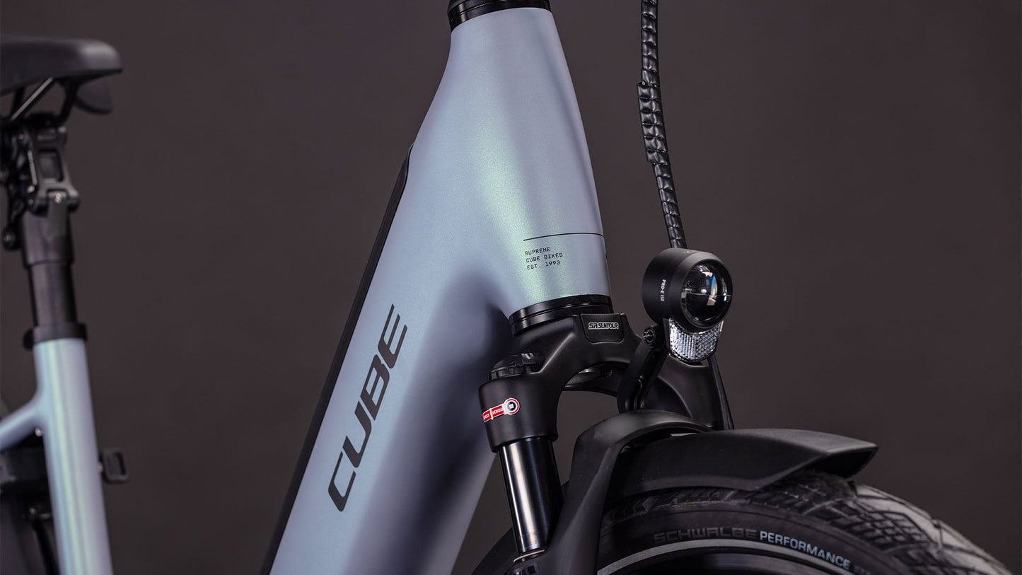 CUBE Supreme Hybrid Deluxe SLX 600 seagrey´n´black