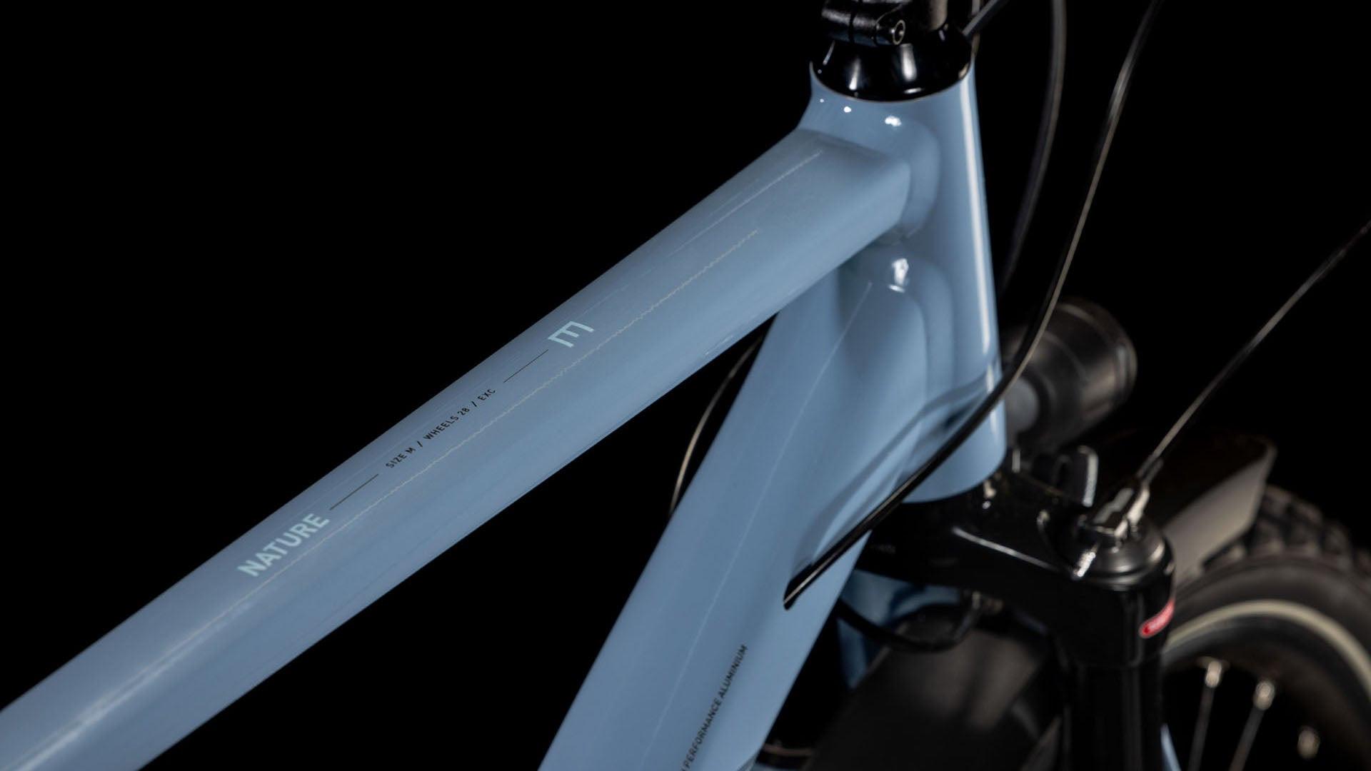 fahrrad cube nature exc CUBE Nature EXC Allroad pigeonblue´n´black