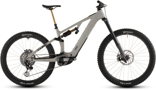 CUBE AMS Hybrid 177 C:62 SUPER TM 600X E-Mountainbike in reedbeigegrit'n'orange