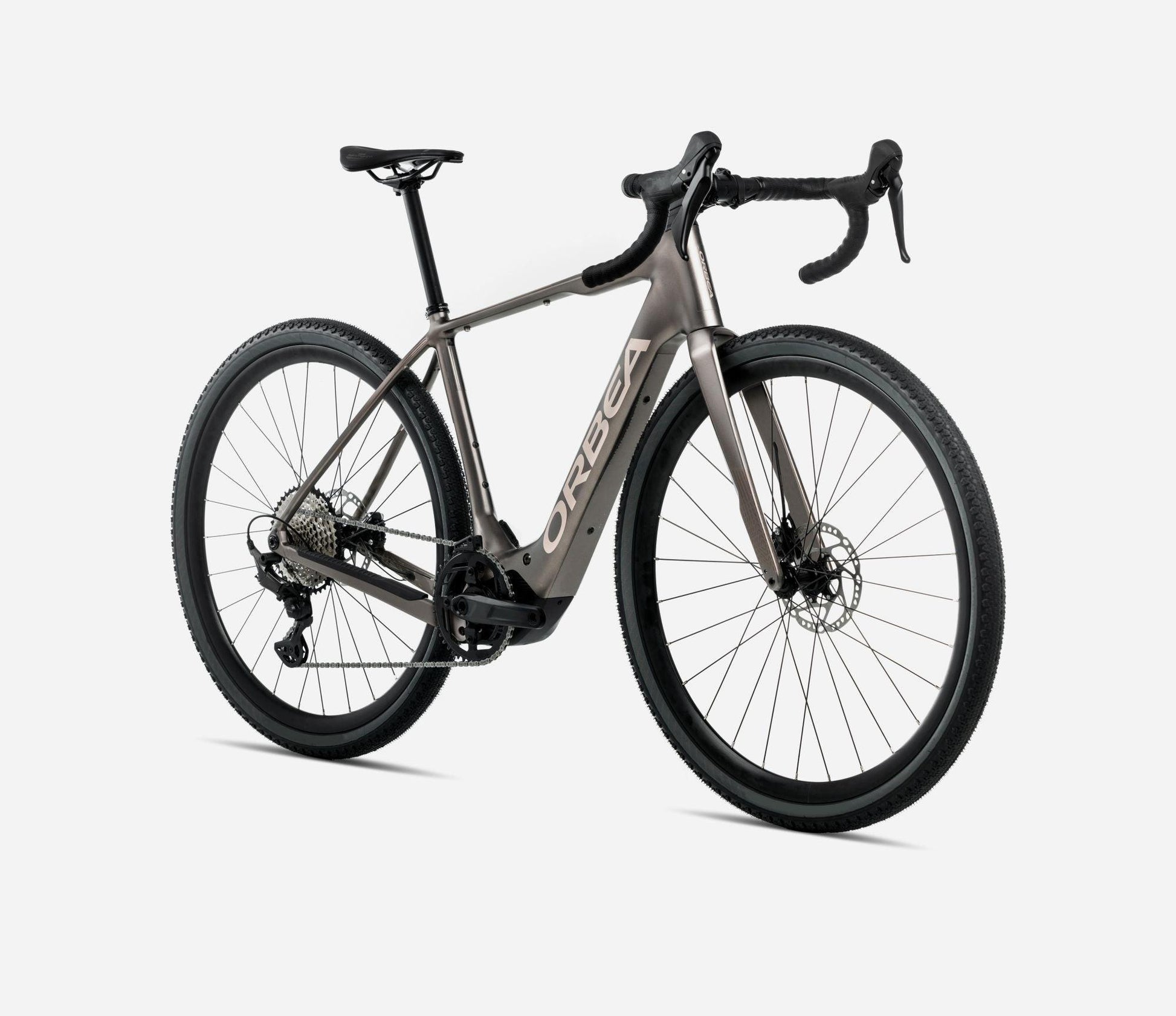 Orbea DENNA H40 bronze Gravelbike mit Rennlenker und breiten Reifen