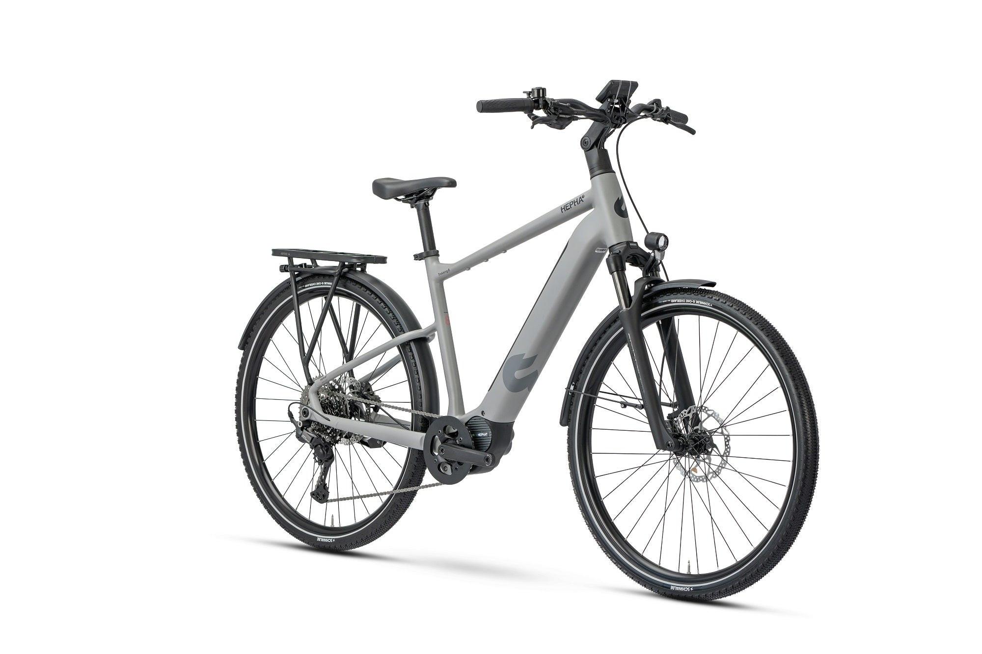 hepha e-bike trekking 3.0 damen HEPHA Trekking 8 Performance grey matt