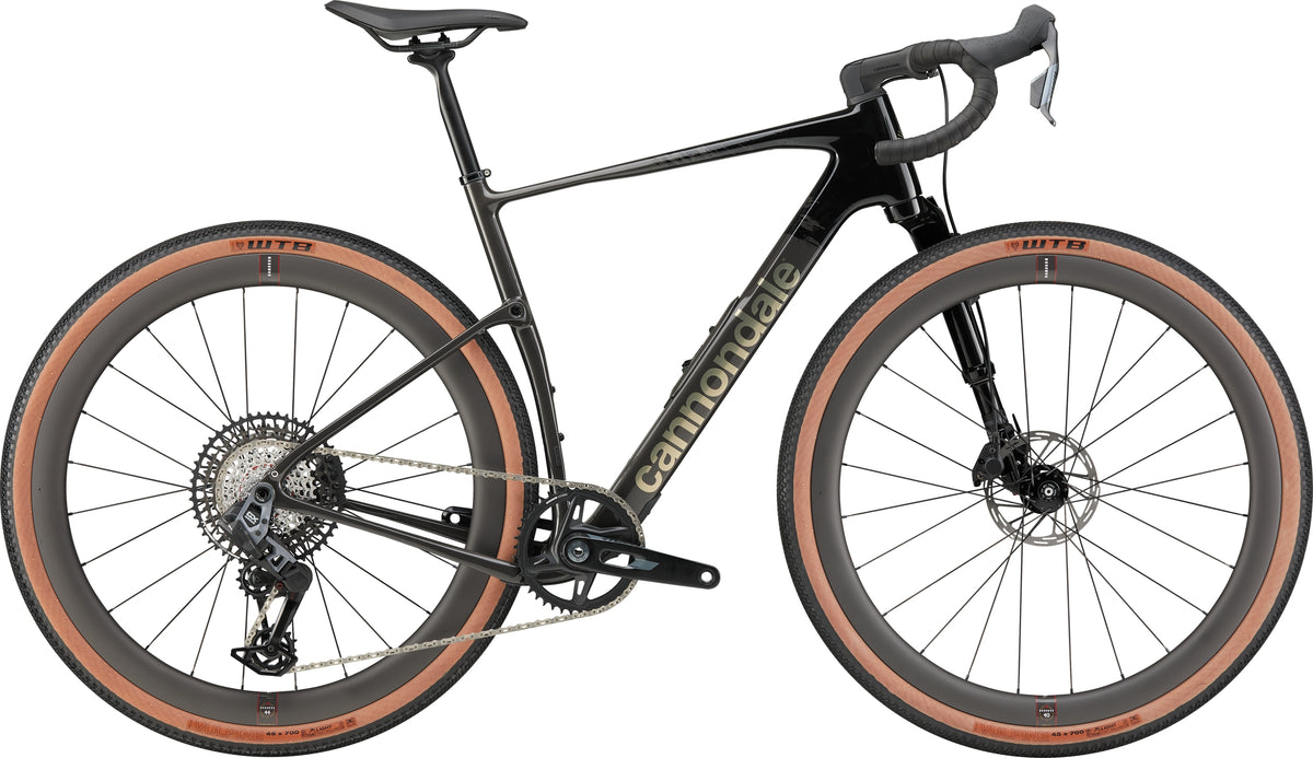 Cannondale Topstone Carbon 1 Lefty AXS in Schwarz, Gravelbike mit Carbongabel und Scheibenbremsen