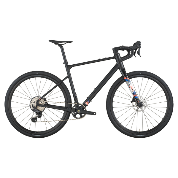 Bergamont Grandurance 20 in Mattschwarz, Gravelbike mit Dropbar und Scheibenbremsen