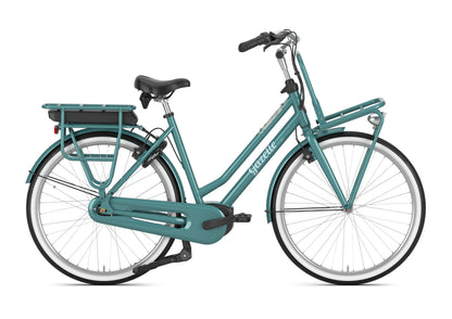 Gazelle Miss Grace C7+ 500 Wh RT denim blue glänzend.