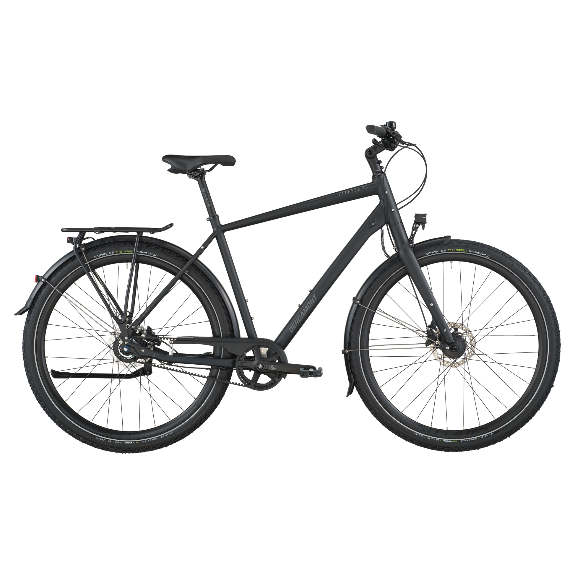 mountainbike schwarz matt Bergamont Vitess 20 rigid matt black