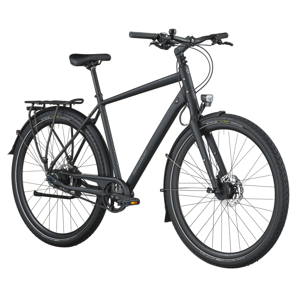bergamont trekkingrad herren Vitess 20 rigid matt black Marke:3Rensho Brooks Ledersattel Pflege | model:Stage